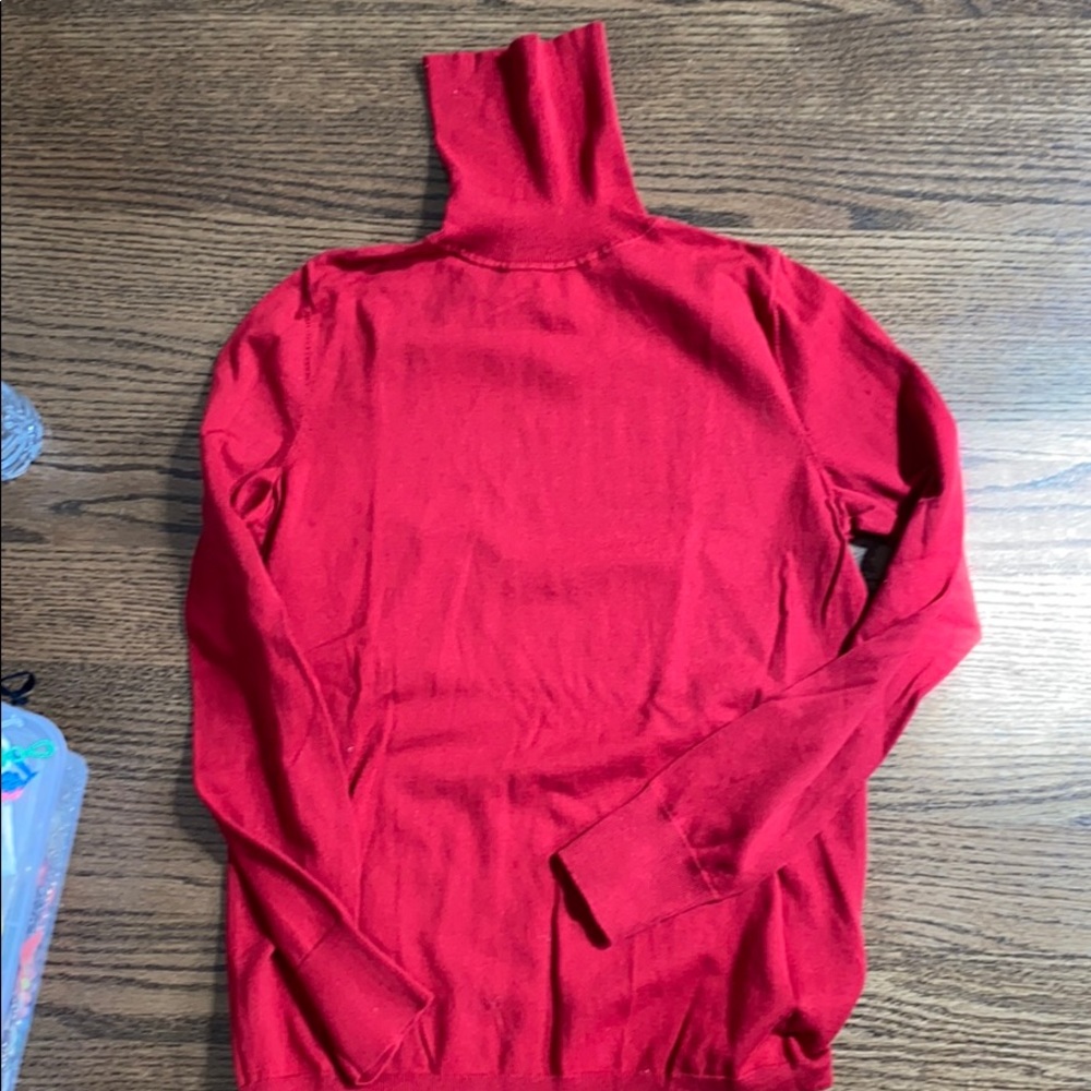 Talbots size medium red turtleneck